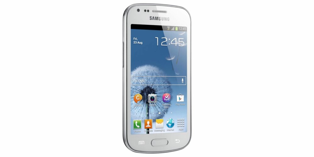 HVIT: Samsung Galaxy Trend kommer også i hvit. HVIT: Samsung Galaxy Trend kommer også i hvit.