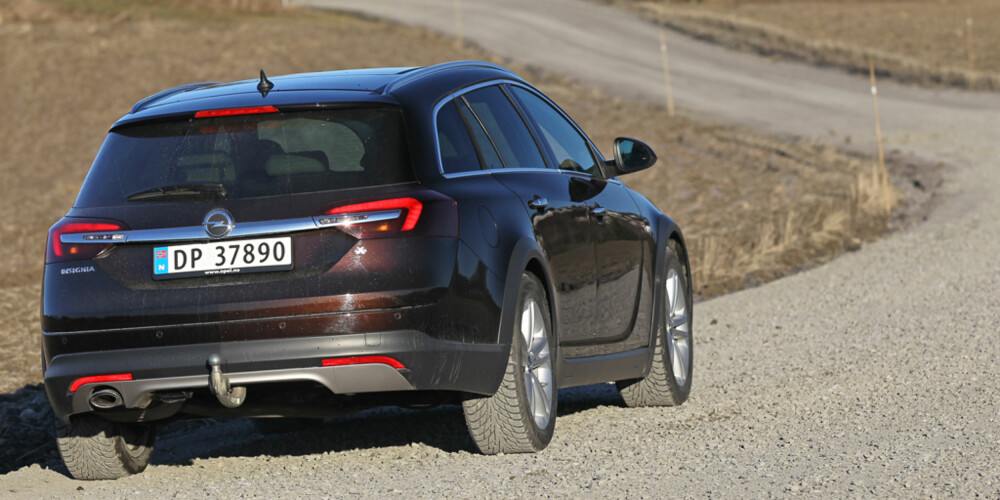 HJEMMEBANE: Rufsete hytteveier er ikke noe problem for Insignia Country Tourer. Firehjulsdrift og to centimeter høyere bakkeklaring fikser biffen. HJEMMEBANE: Rufsete hytteveier er ikke noe problem for Insignia Country Tourer. Firehjulsdrift og to centimeter høyere bakkeklaring fikser biffen.