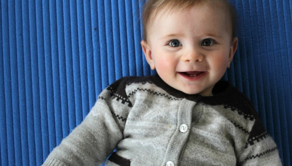 BLID OG GLAD: Henrik Munch-Ellingsen (8 md.) ble månedens BAM-baby i mai. BLID OG GLAD: Henrik Munch-Ellingsen (8 md.) ble månedens BAM-baby i mai.