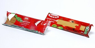 Sopps spagetti – Axa Spaghettini fullkornspasta Sopps spagetti – Axa Spaghettini fullkornspasta