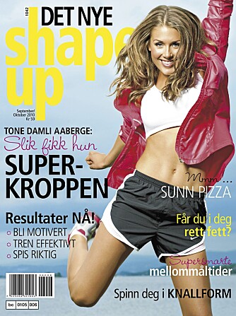 NYTT NUMMER: Tone Damli Aaberge viser treningsprogrammet sitt i neste nummer av Det Nye ShapeUp. Bladet er i salg 20.september. NYTT NUMMER: Tone Damli Aaberge viser treningsprogrammet sitt i neste nummer av Det Nye ShapeUp. Bladet er i salg 20.september.
