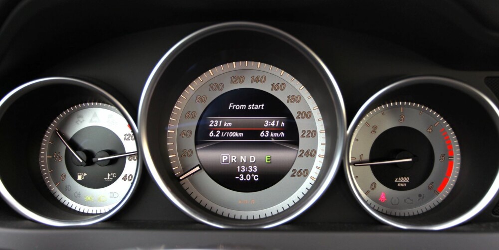 LAVT FORBRUK: I vår faste forbrukstest stod C 220 TCDI 4Matic igjen med et forbruk på 0,61 l/mil. Det gjør den til en av de gjerrigste bilene vi har testet med diesel, firehjulsdrift og automat. LAVT FORBRUK: I vår faste forbrukstest stod C 220 TCDI 4Matic igjen med et forbruk på 0,61 l/mil. Det gjør den til en av de gjerrigste bilene vi har testet med diesel, firehjulsdrift og automat.