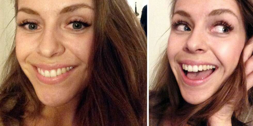 ETTER: Sminkeløs og superfornøyd med resultatet! ETTER: Sminkeløs og superfornøyd med resultatet!
