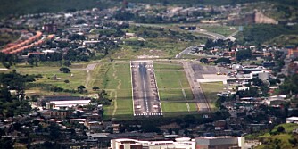 Toncontín internasjonale flyplass -Tegucigalpa, Honduras Toncontín internasjonale flyplass -Tegucigalpa, Honduras