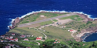 Juancho E. Yrausquin lufthavn - Saba, Karibien Juancho E. Yrausquin lufthavn - Saba, Karibien