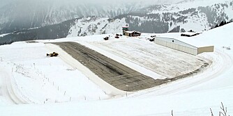 Courchevel altiport - Frankrike Courchevel altiport - Frankrike