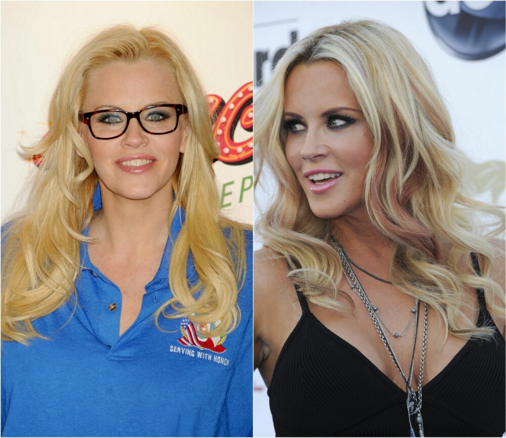 FEIL/RIKTIG: Det er ikke vanskelig å se den foryngende effekten Jenny McCarthy får med en gang den blonde manken får ekstra fargespill. FEIL/RIKTIG: Det er ikke vanskelig å se den foryngende effekten Jenny McCarthy får med en gang den blonde manken får ekstra fargespill.