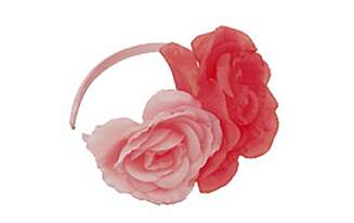 HÅRPYNT: Hårbøyle med blomster fra Glitter, kr 79. HÅRPYNT: Hårbøyle med blomster fra Glitter, kr 79.