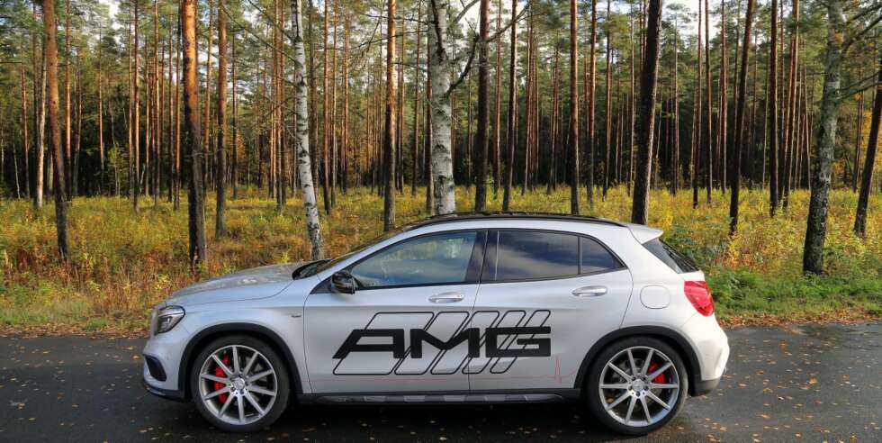 FOR DE FÅ: Både pris og konsept sørger nok for at Mercedes-Benz GLA 45 AMG blir en sjelden fugl på norske veier. FOR DE FÅ: Både pris og konsept sørger nok for at Mercedes-Benz GLA 45 AMG blir en sjelden fugl på norske veier.