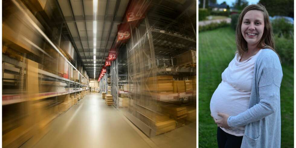 GRAVID PÅ IKEA: Å dra til Ikea alene med en mini i magen er sjelden en god idé. GRAVID PÅ IKEA: Å dra til Ikea alene med en mini i magen er sjelden en god idé.