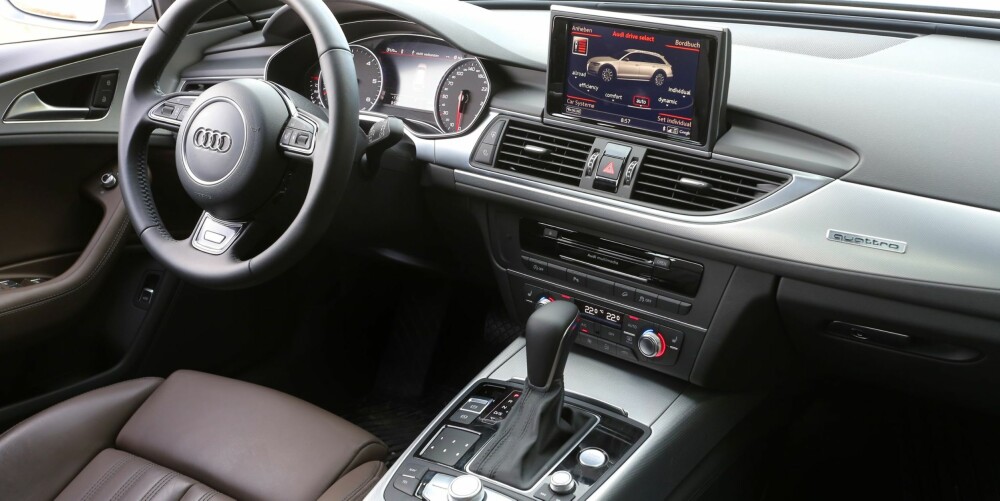 SOLID: Er det én ting Audi er dyktige til, så er det å gi interiøret høy kvalitetsfølelse. SOLID: Er det én ting Audi er dyktige til, så er det å gi interiøret høy kvalitetsfølelse.