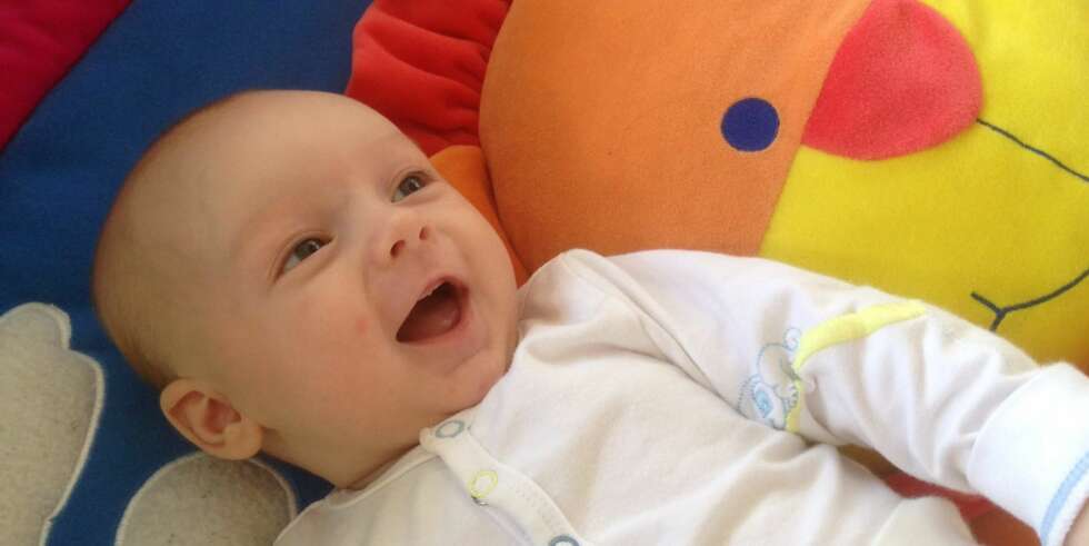 En fornøyd gutt som trives i sitt eget selskap, og han liker veldig godt å se og prate med biene sine i «babygymmen». En fornøyd gutt som trives i sitt eget selskap, og han liker veldig godt å se og prate med biene sine i «babygymmen».