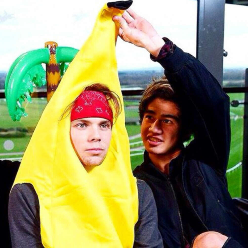 Ashton som en banan! Ashton som en banan!