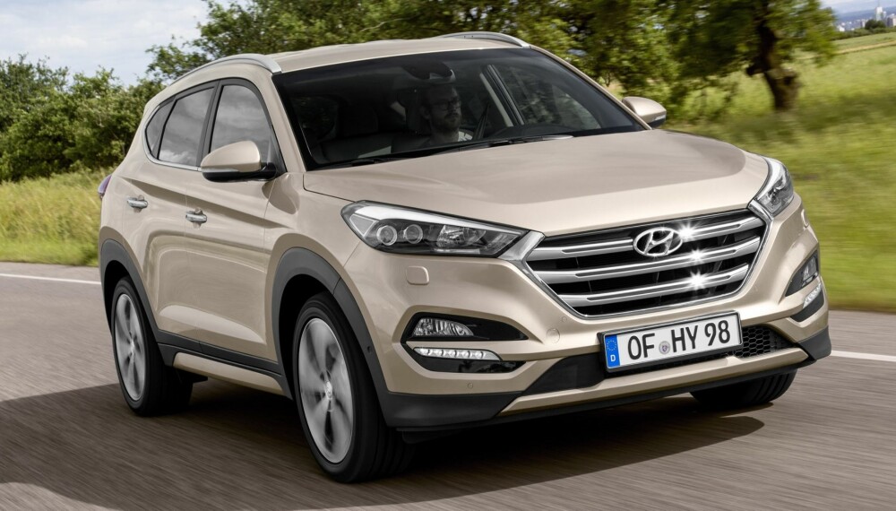 SUV: Med forhjulsdrift blir Hyundai Tucson blant Norges billigste SUV-er i kompaktklassen. FOTO: Produsent SUV: Med forhjulsdrift blir Hyundai Tucson blant Norges billigste SUV-er i kompaktklassen. FOTO: Produsent