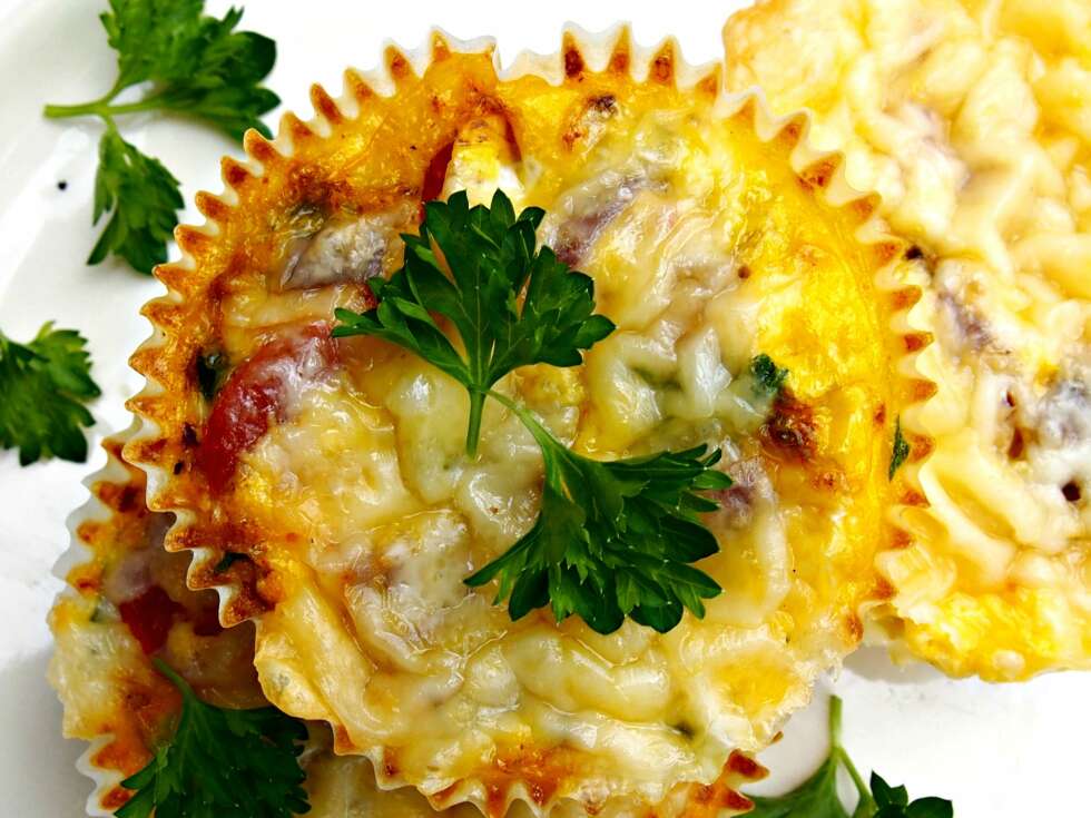 METTENDE MUFFINS: Fyll muffinsformer med dine favorittgrønnsaker, skinke eller laks og du har frokost i mange dager fremover. METTENDE MUFFINS: Fyll muffinsformer med dine favorittgrønnsaker, skinke eller laks og du har frokost i mange dager fremover.