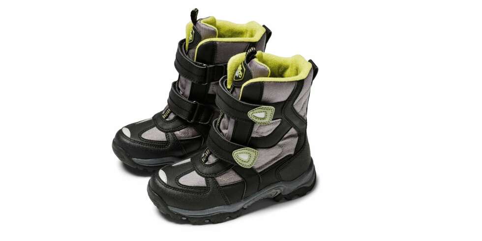 SHOEDAY SKOOTY TEX: Denne skoen er testens taper, fordi den holder minst på varmen og slites mest. SHOEDAY SKOOTY TEX: Denne skoen er testens taper, fordi den holder minst på varmen og slites mest.