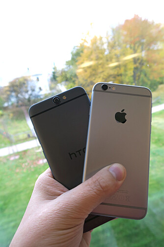 HTC vs. iPHONE: HTC One A9 og iPhone 6s er unektelig like, men hvem har kopiert hvem? HTC vs. iPHONE: HTC One A9 og iPhone 6s er unektelig like, men hvem har kopiert hvem?