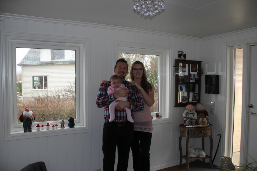 LYKKELIGE: Gjertru, Ronny og Linea er en lykkelig familie. LYKKELIGE: Gjertru, Ronny og Linea er en lykkelig familie.