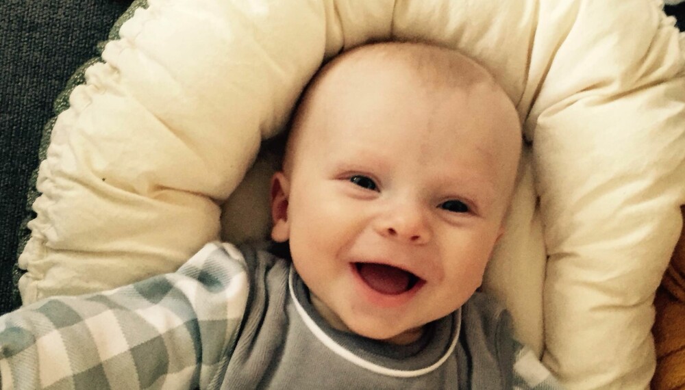 GLAD GUTT: Alfred er månedens BAM-baby. Han sjarmerer alle han møter. GLAD GUTT: Alfred er månedens BAM-baby. Han sjarmerer alle han møter.