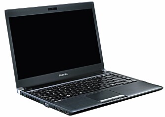 LETT: Toshibas Satellite R630 er lett, tynn og ser bra ut med et design som ligner børstet metall. LETT: Toshibas Satellite R630 er lett, tynn og ser bra ut med et design som ligner børstet metall.