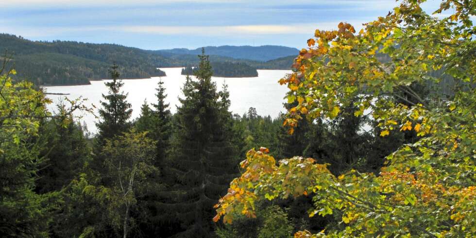UTSIKT: Innsjøen Hakloa i Nordmarka. UTSIKT: Innsjøen Hakloa i Nordmarka.