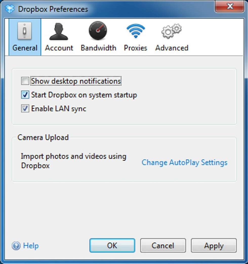 1. LAN-SYNC: Når du installerer Dropbox på to PC-er, vil innholdet i Dropbox-en din synkroniseres mellom de to PC-ene helt automatisk - over internett. Det kan ta litt tid dersom det dreier seg om store mengder data, og det er unødvendig dersom de to PC-ene befinner seg på samme nettverk. Derfor bør du aktivere såkalt LAN-Sync. 1. LAN-SYNC: Når du installerer Dropbox på to PC-er, vil innholdet i Dropbox-en din synkroniseres mellom de to PC-ene helt automatisk - over internett. Det kan ta litt tid dersom det dreier seg om store mengder data, og det er unødvendig dersom de to PC-ene befinner seg på samme nettverk. Derfor bør du aktivere såkalt LAN-Sync.