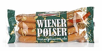 WIENERPØLSER: Disse pølsene inneholder mye fett, ifølge ernæringsfysiologen. WIENERPØLSER: Disse pølsene inneholder mye fett, ifølge ernæringsfysiologen.