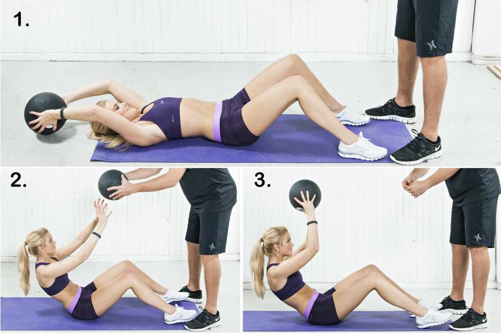 SITUPS MED BALL SITUPS MED BALL
