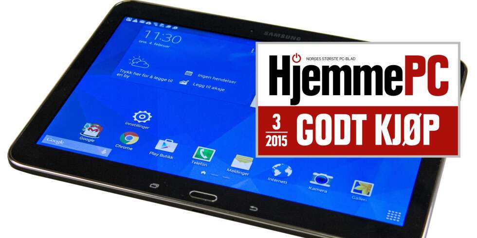 GOD: Galaxy Tab 4 har vært en stund på markedet, men til riktig pris er det et godt kjøp. GOD: Galaxy Tab 4 har vært en stund på markedet, men til riktig pris er det et godt kjøp.