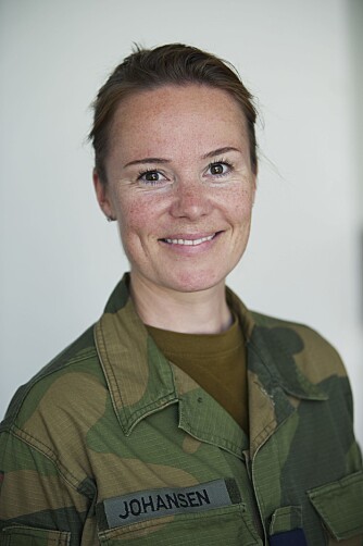 LINN THERECE JOHANSEN: Major og talsperson for forsvarssjefen. LINN THERECE JOHANSEN: Major og talsperson for forsvarssjefen.