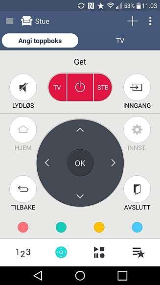 FJERNKONTROLL: LG G4 har IR-port og kan dermed brukes som fjernkontroll. Programvare for å programmere diverse enheter følger med. FJERNKONTROLL: LG G4 har IR-port og kan dermed brukes som fjernkontroll. Programvare for å programmere diverse enheter følger med.