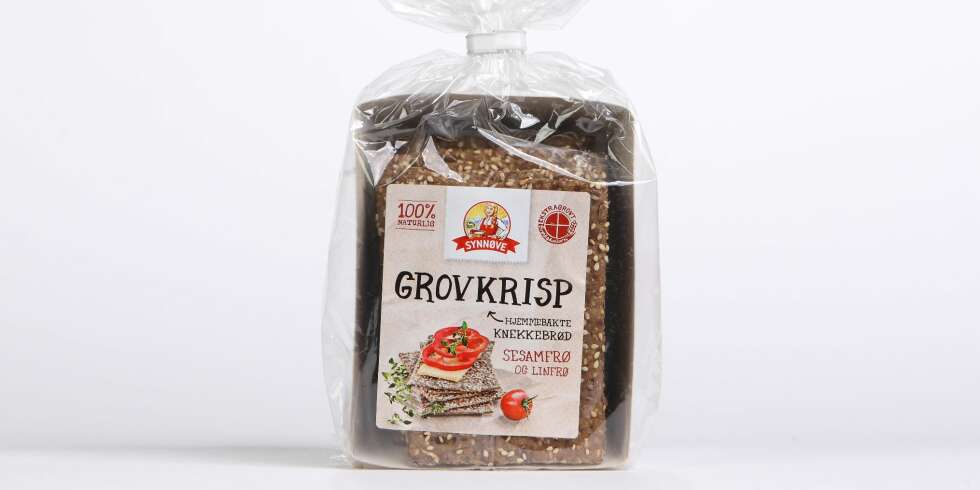 TEST AV HJEMMELAGDE KNEKKEBRØD: Grovkrisp Sesamfrø og Linfrø. FOTO: Bjørn Inge Karlsen TEST AV HJEMMELAGDE KNEKKEBRØD: Grovkrisp Sesamfrø og Linfrø. FOTO: Bjørn Inge Karlsen
