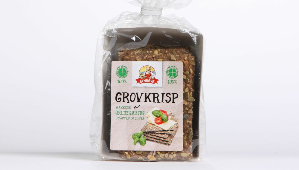 TEST AV HJEMMELAGDE KNEKKEBRØD: Grovkrisp hakkede gresskarfrø, sesamfrø og linfrø. FOTO: Bjørn Inge Karlsen TEST AV HJEMMELAGDE KNEKKEBRØD: Grovkrisp hakkede gresskarfrø, sesamfrø og linfrø. FOTO: Bjørn Inge Karlsen