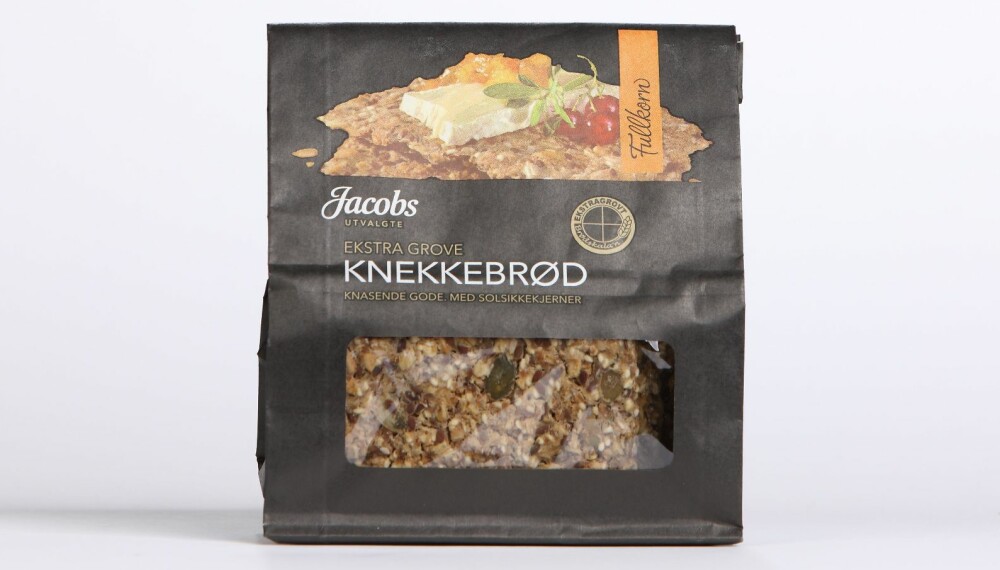 TEST AV HJEMMELAGDE KNEKKEBRØD: Jacobs ekstra grove knekkebrød. FOTO: Bjørn Inge Karlsen TEST AV HJEMMELAGDE KNEKKEBRØD: Jacobs ekstra grove knekkebrød. FOTO: Bjørn Inge Karlsen