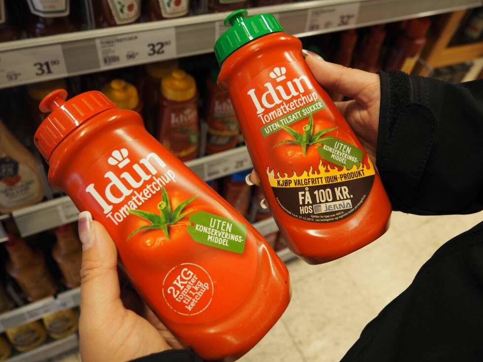 LITT SUNNERE: Enkelte matvarer kan du fint velge en litt sunnere variant av, uten at det trenger å bety så mye for smaken. For eksempel kan du velge ketsjup uten tilsatt sukker. LITT SUNNERE: Enkelte matvarer kan du fint velge en litt sunnere variant av, uten at det trenger å bety så mye for smaken. For eksempel kan du velge ketsjup uten tilsatt sukker.