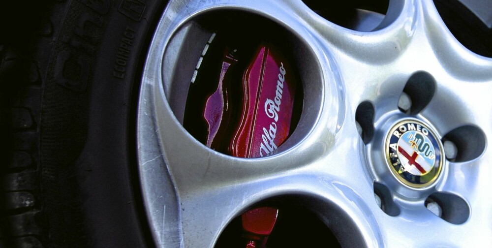 BREMSER: Brembo leverer skrubberedskapen til QV-modellen. BREMSER: Brembo leverer skrubberedskapen til QV-modellen.