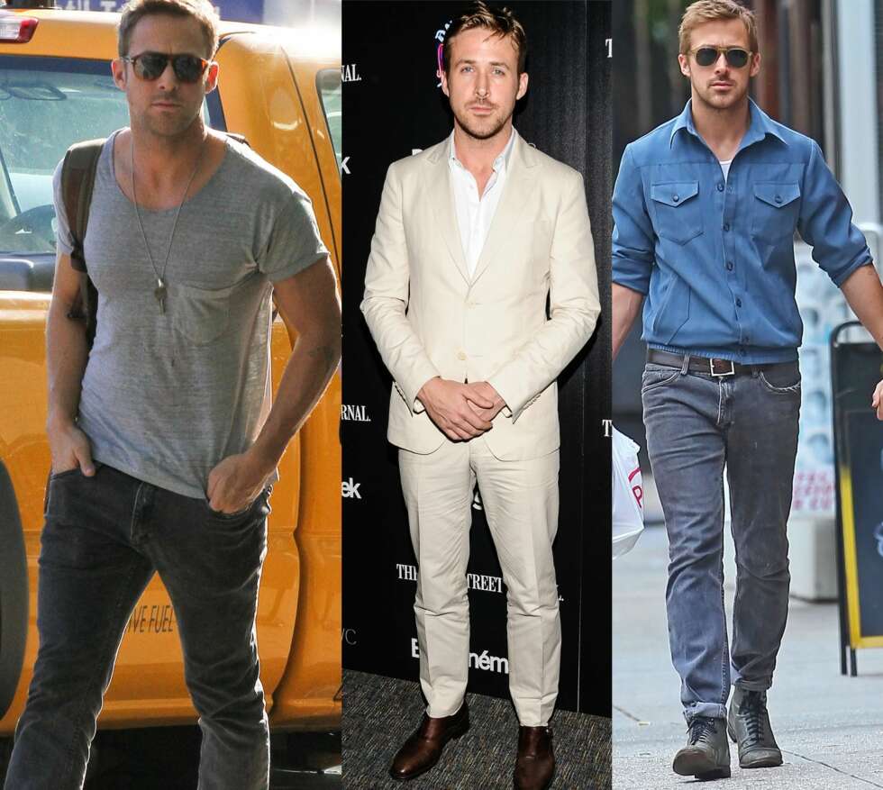KJENDIS-CASUAL: Det er vel ikke bare stilen som gjør at vi hadde snudd oss etter denne mannen, men Ryan Gosling er og blir kroneksempelet på stilen casual. Han ikler seg ofte jeans, gjerne kombinert med en enkel t-skjorte eller andre ensfargede plagg. Enkelt, stilrent, men likevel i tiden og med et lite, personlig preg. KJENDIS-CASUAL: Det er vel ikke bare stilen som gjør at vi hadde snudd oss etter denne mannen, men Ryan Gosling er og blir kroneksempelet på stilen casual. Han ikler seg ofte jeans, gjerne kombinert med en enkel t-skjorte eller andre ensfargede plagg. Enkelt, stilrent, men likevel i tiden og med et lite, personlig preg.