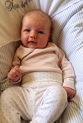 Blid og fornøyd jente. Foto: Privat Blid og fornøyd jente. Foto: Privat