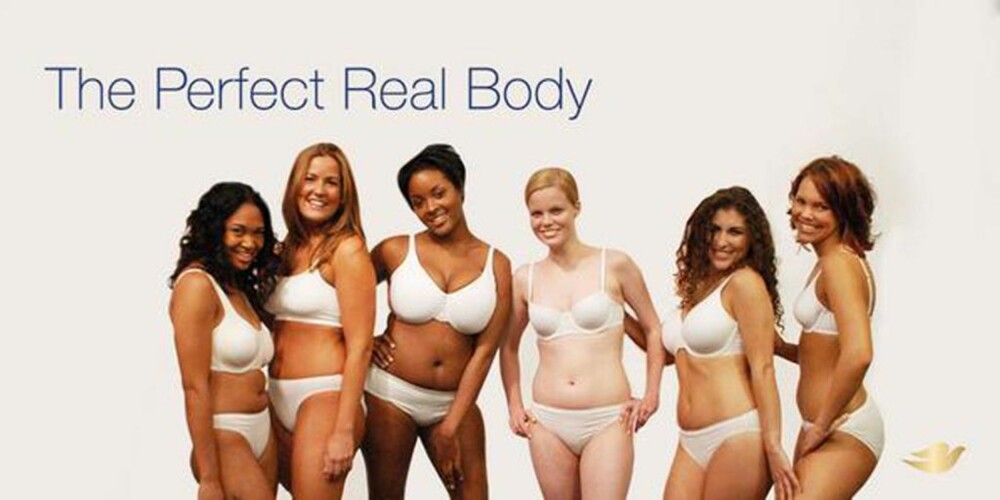 EKTE SKJØNNHET: Det er i år 10 år siden Dove lanserte sin egen "Real Beauty" kampanje. I høst har de kastet seg inn i debatten over Victoria's Secret bruk av ordene "perfect body". FOTO: Dove/Twitter EKTE SKJØNNHET: Det er i år 10 år siden Dove lanserte sin egen "Real Beauty" kampanje. I høst har de kastet seg inn i debatten over Victoria's Secret bruk av ordene "perfect body". FOTO: Dove/Twitter