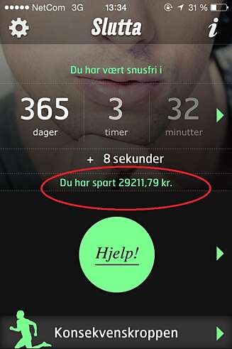 SNIPP SNAPP SNUSE: Det var ikke lett å slutte å snuse. Men nå har det gått 365 dager, 3 timer og 32 minutter. SNIPP SNAPP SNUSE: Det var ikke lett å slutte å snuse. Men nå har det gått 365 dager, 3 timer og 32 minutter.