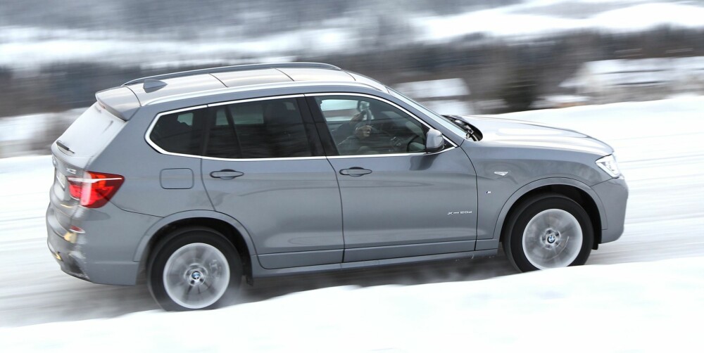 SPORTSLIG: BMW X3 er en sportslig SUV med kjøreegenskaper som minner om lavere personbiler. SPORTSLIG: BMW X3 er en sportslig SUV med kjøreegenskaper som minner om lavere personbiler.