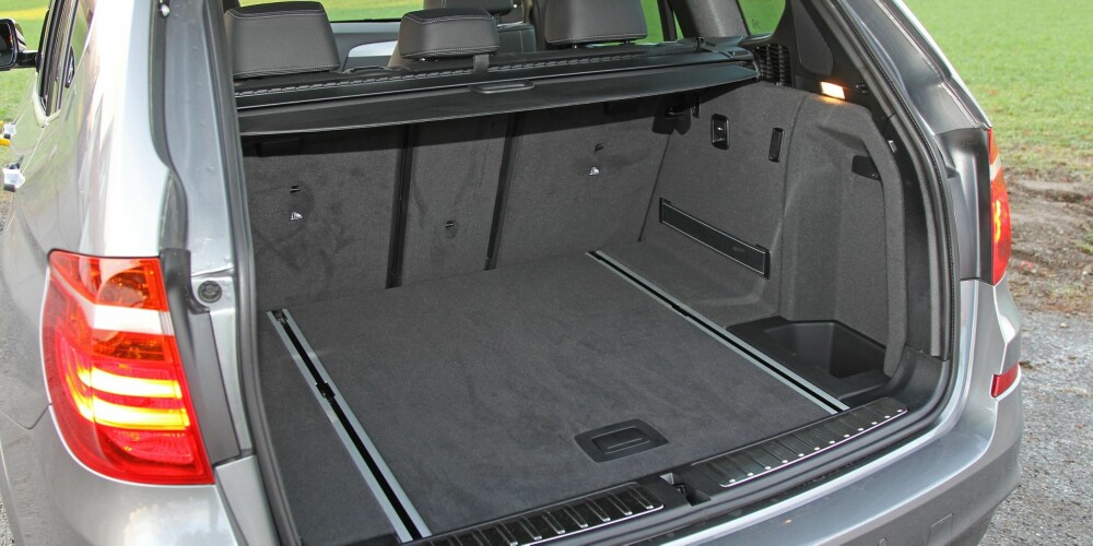 TILSTREKKELIG: Bagasjerommet er oppgitt til 550 liter. Som vanlig for SUV-er er mer av volumet i høyden enn i en tilsvarende stor stasjonsvogn. FOTO: Petter Handeland TILSTREKKELIG: Bagasjerommet er oppgitt til 550 liter. Som vanlig for SUV-er er mer av volumet i høyden enn i en tilsvarende stor stasjonsvogn. FOTO: Petter Handeland