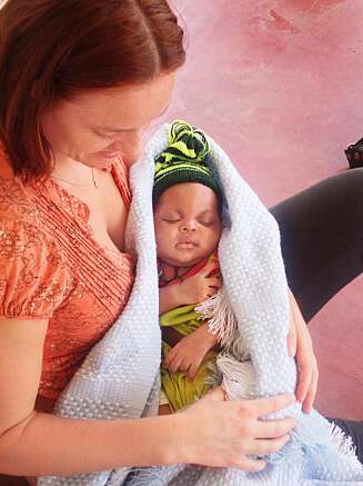 FIKK EN FREMTID: Denne lille babyen var bare noen uker gammel da han kom til barnehjemmet. I dag er han blitt fire år. Privat foto FIKK EN FREMTID: Denne lille babyen var bare noen uker gammel da han kom til barnehjemmet. I dag er han blitt fire år. Privat foto