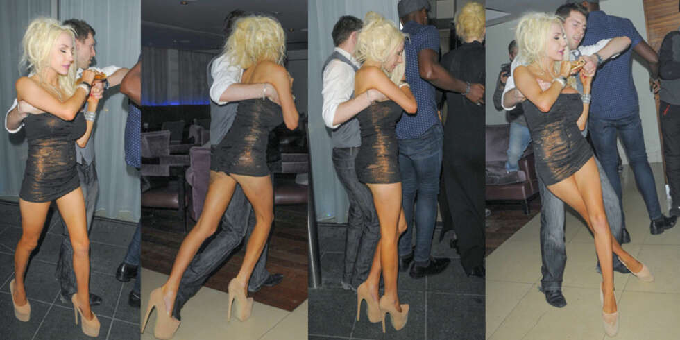 SKREKKEKSEMPEL: Den amerikanske glamourmodellen Courtney Stodden elsker å kle seg i minimale kjoler og skyhøye stilletthæler. Men her er pupper, rumpe og lår mildt sagt på utstilling. Feil! SKREKKEKSEMPEL: Den amerikanske glamourmodellen Courtney Stodden elsker å kle seg i minimale kjoler og skyhøye stilletthæler. Men her er pupper, rumpe og lår mildt sagt på utstilling. Feil!