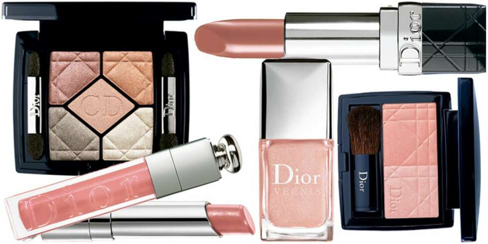 LYS: Dior går for lyse toner i kombinasjon med brunt og noen mørkere lepepstifter. LYS: Dior går for lyse toner i kombinasjon med brunt og noen mørkere lepepstifter.