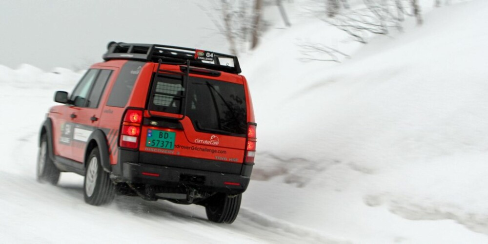 KJØRER GODT: Selv om Land Rover Discovery er en stor og tung bil, kjører den bra. KJØRER GODT: Selv om Land Rover Discovery er en stor og tung bil, kjører den bra.