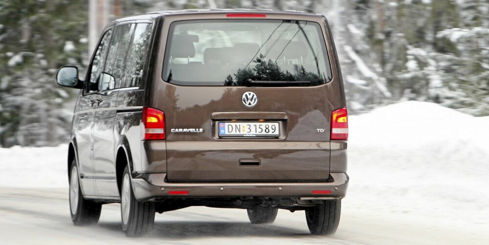 IKKE SPENNENDE: VW Caravelle er ikke en bil man kjøper fordi man har lyst, men fordi den dekker svært mange behov. IKKE SPENNENDE: VW Caravelle er ikke en bil man kjøper fordi man har lyst, men fordi den dekker svært mange behov.