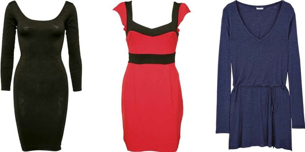 FRA VENSTRE: Whyred (kr 1249), Frecnh Connection (kr 749), American Vintage (kr 545). FRA VENSTRE: Whyred (kr 1249), Frecnh Connection (kr 749), American Vintage (kr 545).