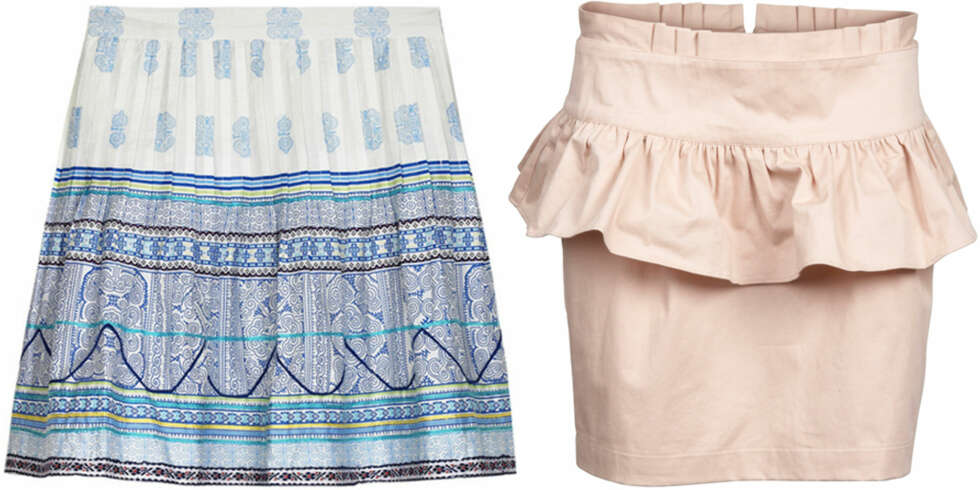 FRA VENSTRE: Paul and Joe Sister (kr 1314), Vero Moda (kr 295,95). FRA VENSTRE: Paul and Joe Sister (kr 1314), Vero Moda (kr 295,95).