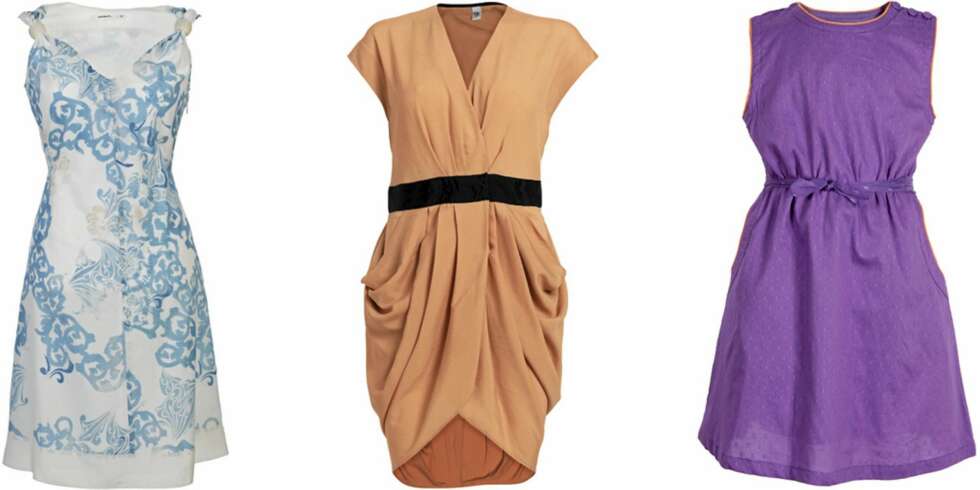 FRA VENSTRE: Sandwich (kr 899), Vero Moda (kr 450), Noa Noa (kr 400). FRA VENSTRE: Sandwich (kr 899), Vero Moda (kr 450), Noa Noa (kr 400).